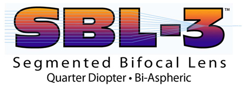 SBL-3 - Segmented Bifocal Lens - Quarter Diopter - Bi-Aspheric Logo